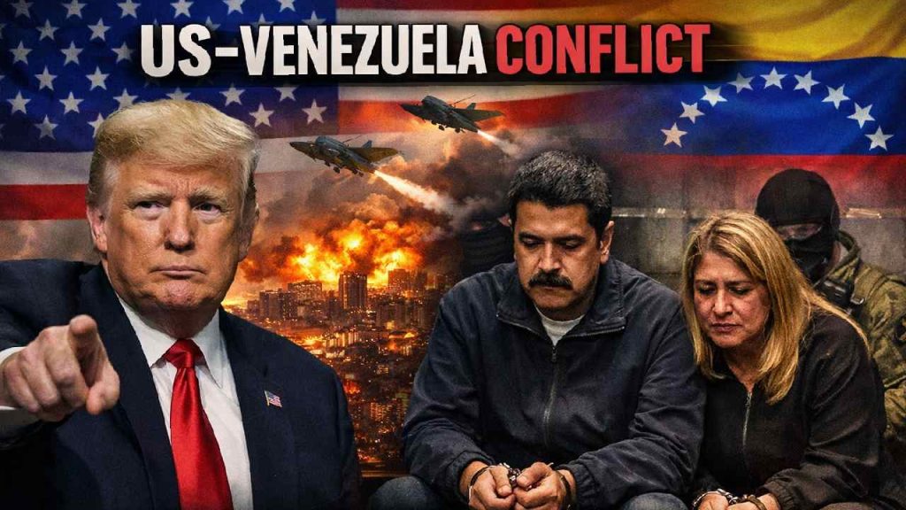 Trump Says Venezuelas Maduro Captured After Strikes Flown Out Of Country