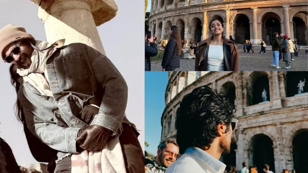Vijay Deverakonda Rashmika Mandanna Rome Romance New Year 2026 Viral Photos