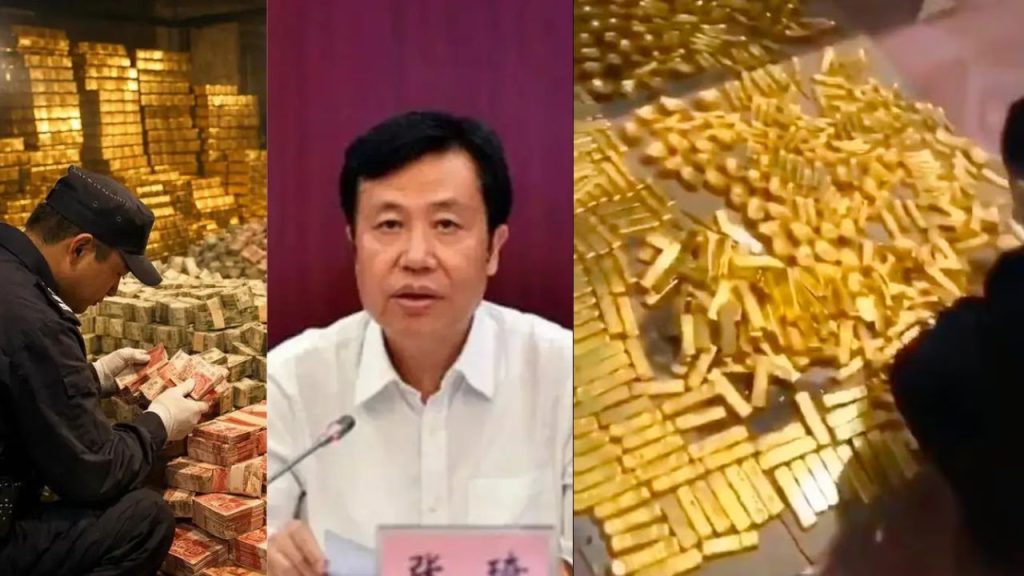 13 5 Tons Gold 23 Tons Cash Seized From Chinese Ex Mayor Zhang Qi Corruption Scandal Viral Video