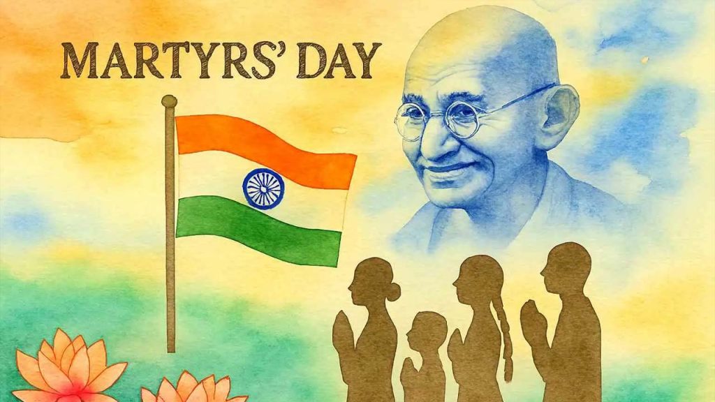 Martyrs Day 2026 Mahatma Gandhi Tribute India