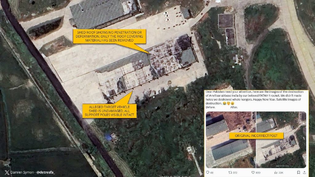 Pakistans Fake Claims Of Amritsar Airbase Strike Exposed