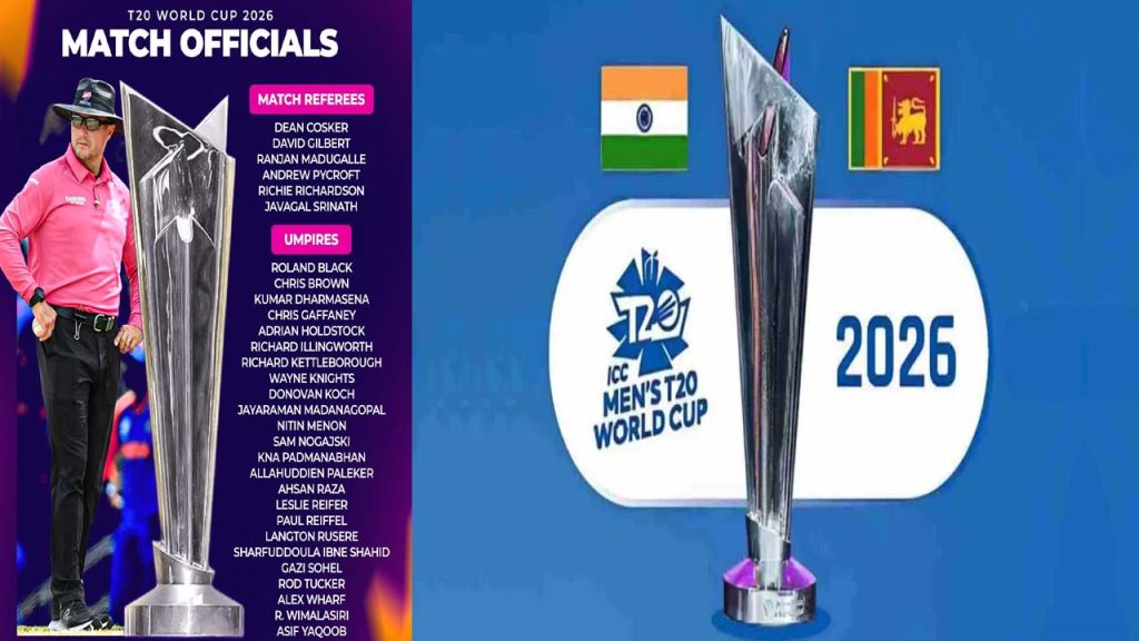 T20 World Cup 2026 Umpires India Pakistan Match