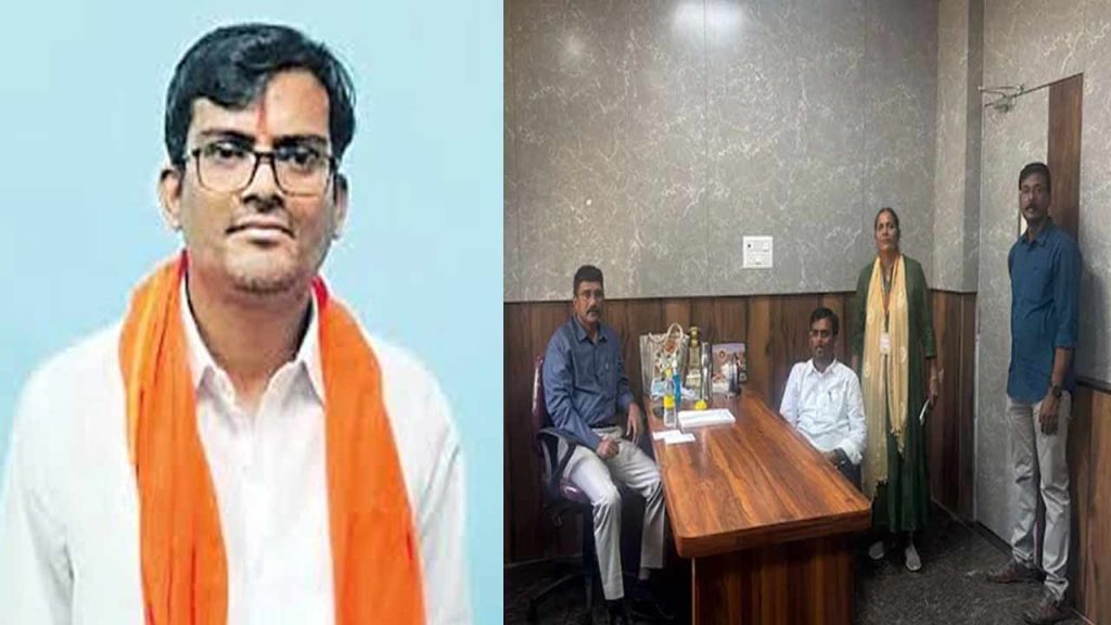 Karnataka Bjp Mla Chandru Lamani Caught Taking Bribe Lokayukta Trap