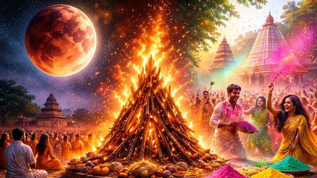 Holi 2026 Dates Lunar Eclipse Impact Holika Dahan Muhurat