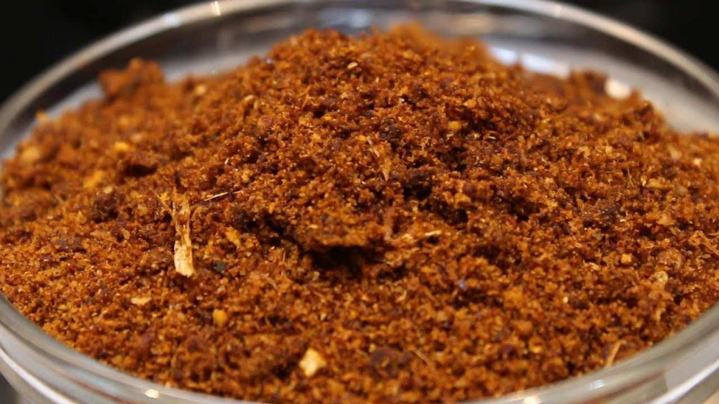 Idli Karam Podi Recipe Without Pulses Telugu