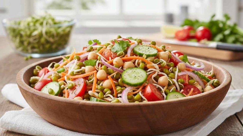 Sprout Salad Benefits Weight Loss Diabetes Control Recipe Telugu