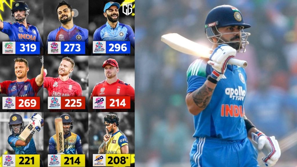 T20 World Cup Record Virat Kohli Jos Buttler And Pathum Nissanka Achieve Rare 200 Runs Feat Thrice