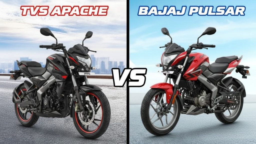 Tvs Apache Rtr 200 4v Vs Bajaj Pulsar Ns200 Power Mileage Features Price Comparison
