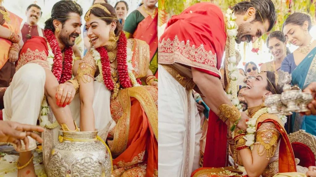Vijay Deverakonda Rashmika Mandanna Wedding Photos Udaipur Virush