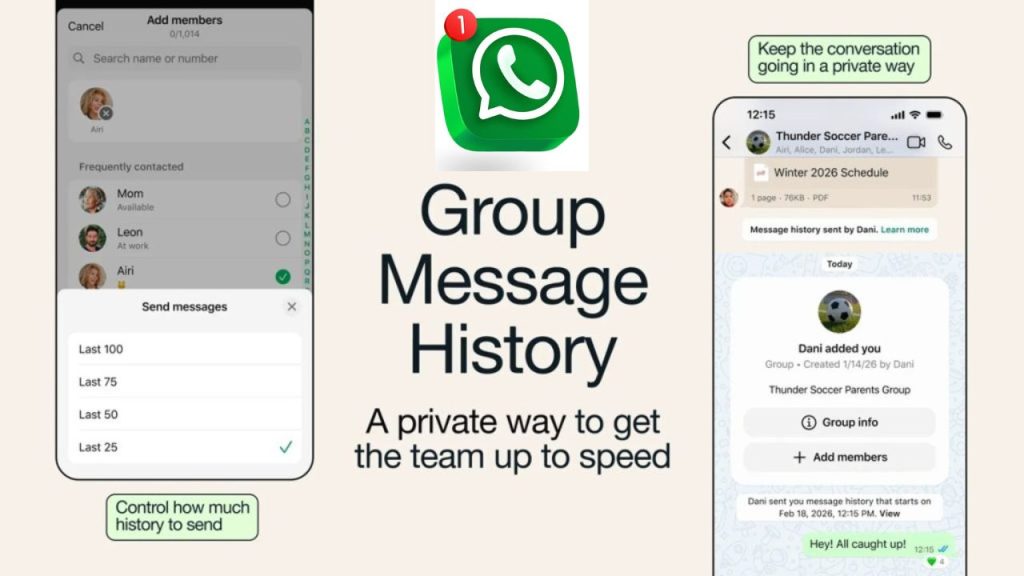 Whatsapp Introduces Group Message History Feature New Members Can View Previous Chats Easily