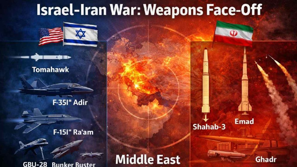 Israel Iran War Advanced Weapons Tech Tomahawk F35 Shahab3 Analysis
