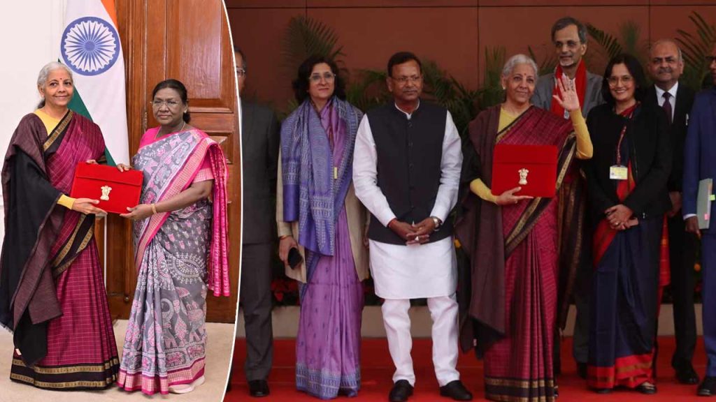 Nirmala Sitharaman Budget Sarees 2026 27