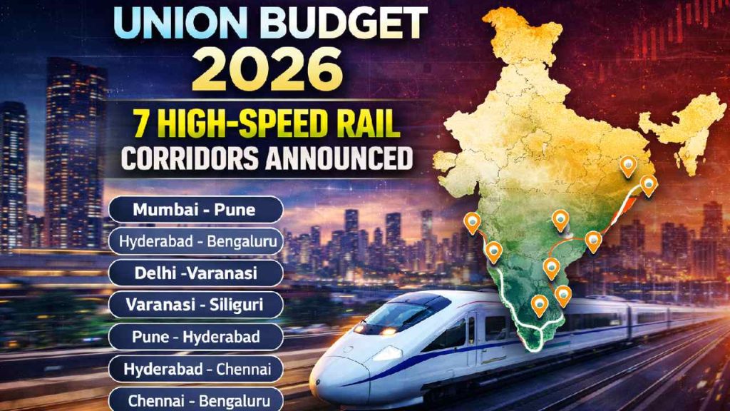Union Budget 2026 Seven High Speed Rail Corridors Announced