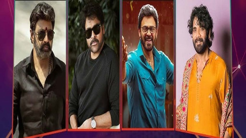 Tollywood Senior Heroes Chiranjeevi Balakrishna Nagarjuna And Venkatesh Dominate With Exciting Upcoming Movies
