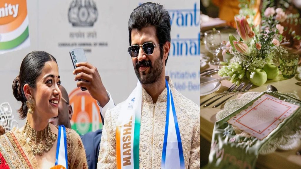 Vijay Deverakonda Rashmika Mandanna Pre Wedding Celebrations Viral Photos Udaipur