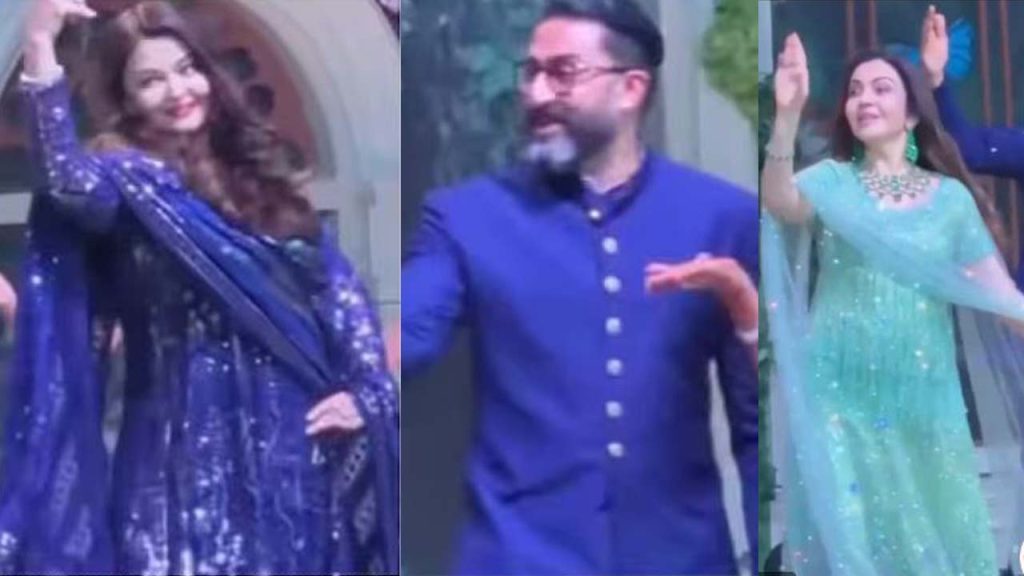 Aishwarya Rai Abhishek Bachchan Dance In Mumbai Wedding Video Viral