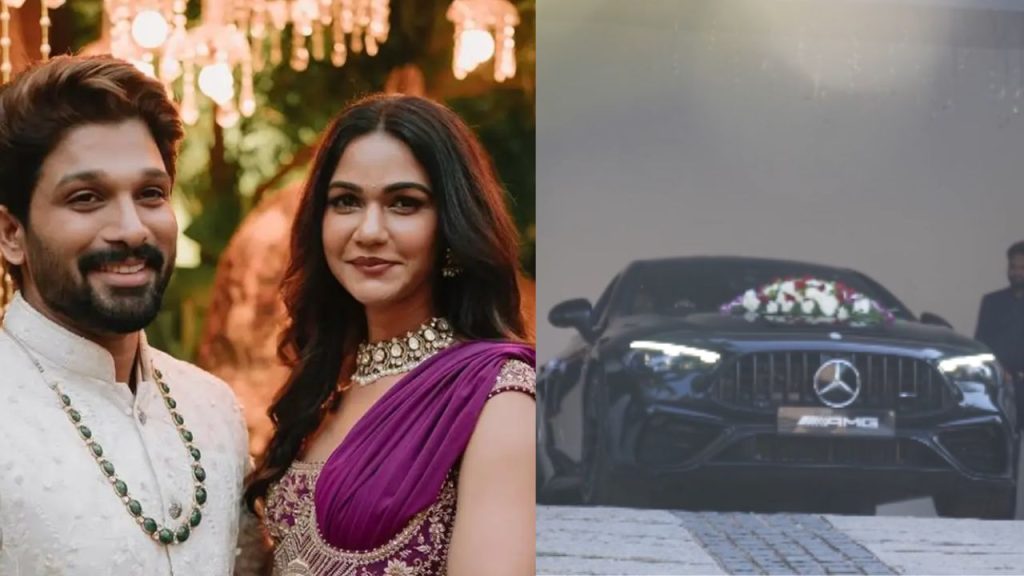 Allu Arjun Gifts Mercedes Benz Car To Sneha Reddy 15th Anniversary