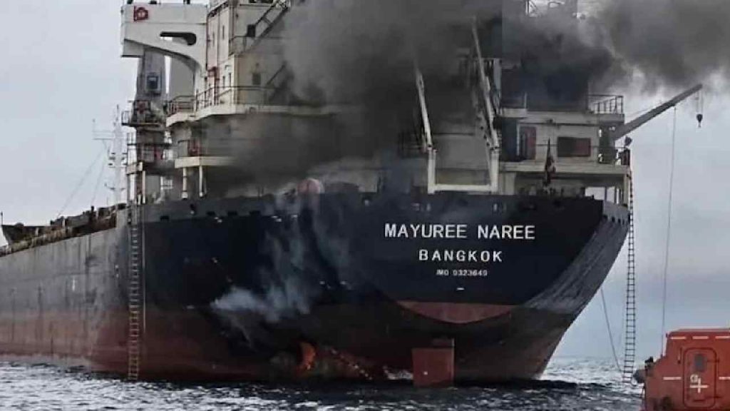 Cargo Ship Mayuri Naree Attacked Strait Of Hormuz India