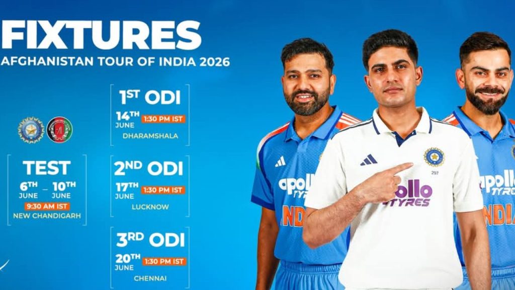 Ind Vs Afg 2026 Schedule Full Match Dates Venues And Fixtures List
