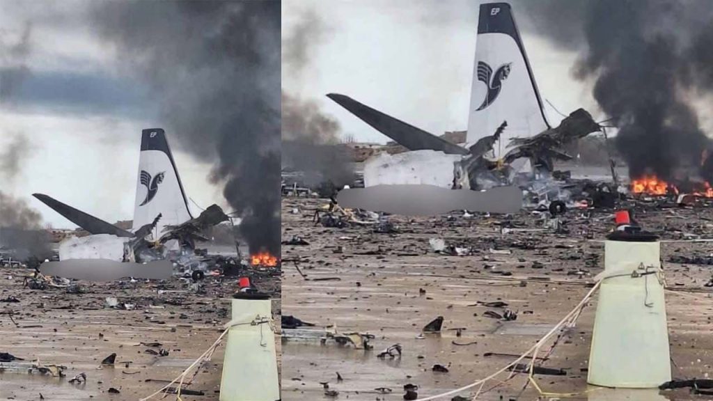 Passenger Aircraft Destroyed In Us Israeli Attack At Bushehr Airport