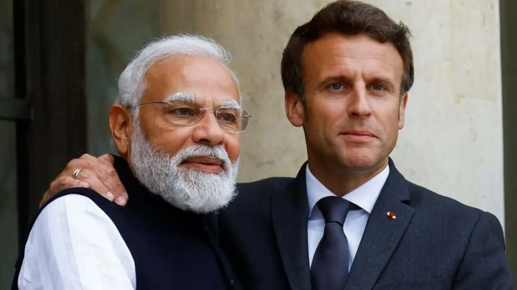 Pm Modi Speaks To France President Macron On West Asia Crisis