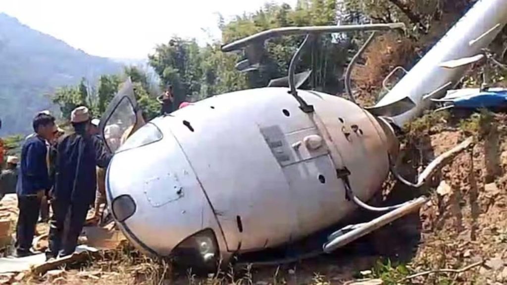 Nepal Helicopter Crash Video Viral