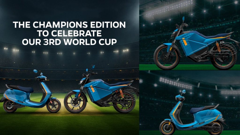 Ola Electric Launches Champions Edition Of Ola S1 Pro And Ola Roadster X Inspired By Icc Mens T20 World Cup Victory
