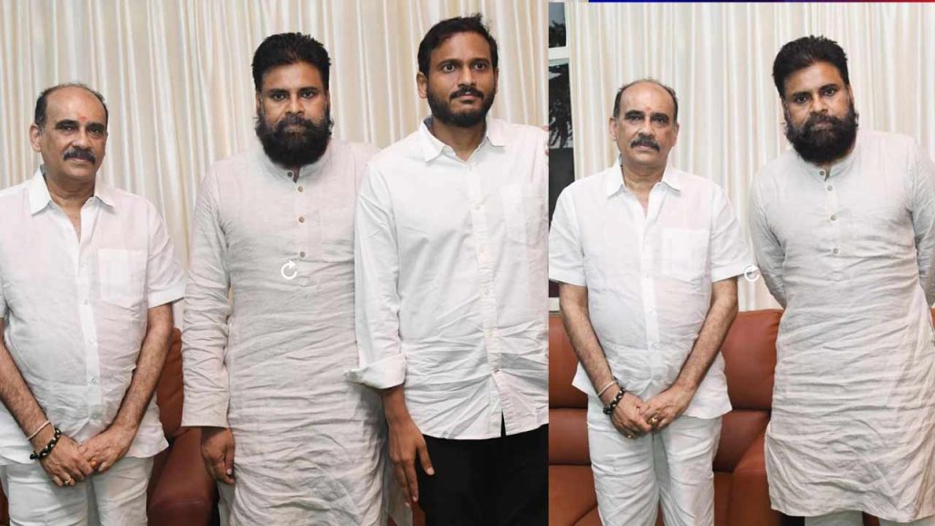 Pawan Kalyan Meets Balineni Srinivasa Reddy Key Political Discussions In Andhra Pradesh