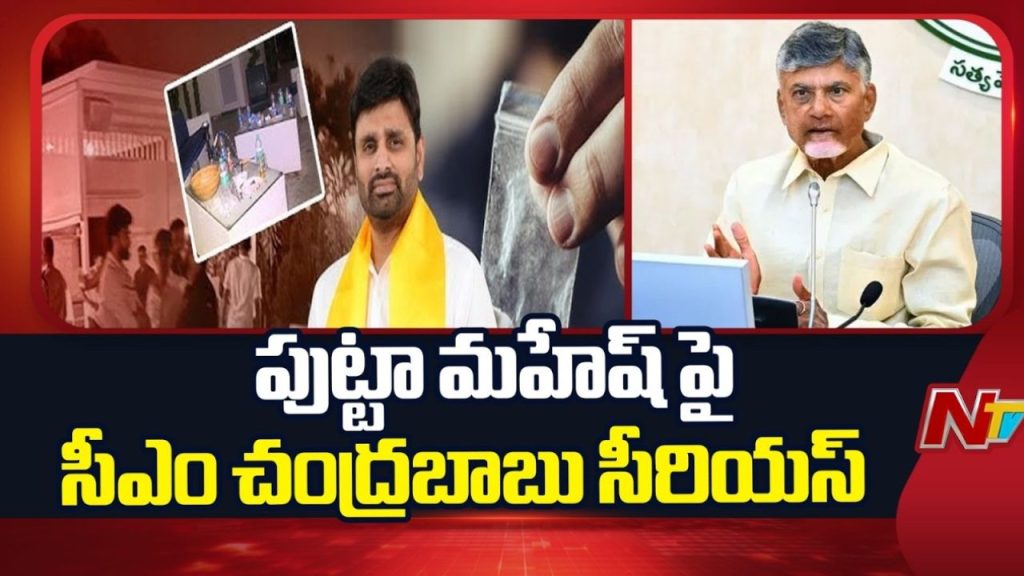 Cm Chandrababu Slams Mp Putta Mahesh Yadav Over Farmhouse Controversy