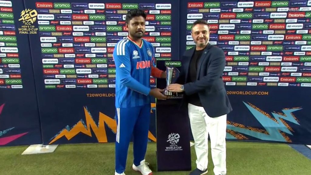 Sanju Samson Player Of The Tournament Mitchell Santner Reacts To Farhan Debate