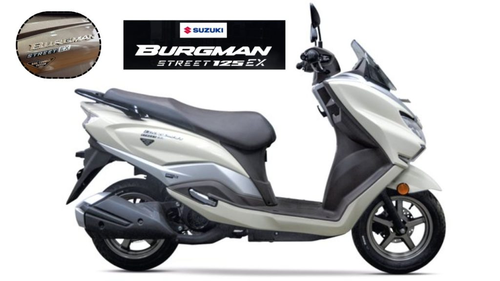Suzuki Burgman Street Ex Gets New Pearl Grace White Colour In India
