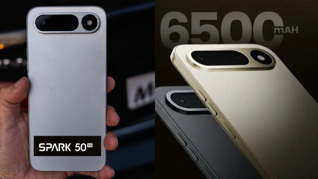 Tecno Spark 50 5g Launched In India With 6500mah Battery 50mp Camera Price Specs And Features Are
