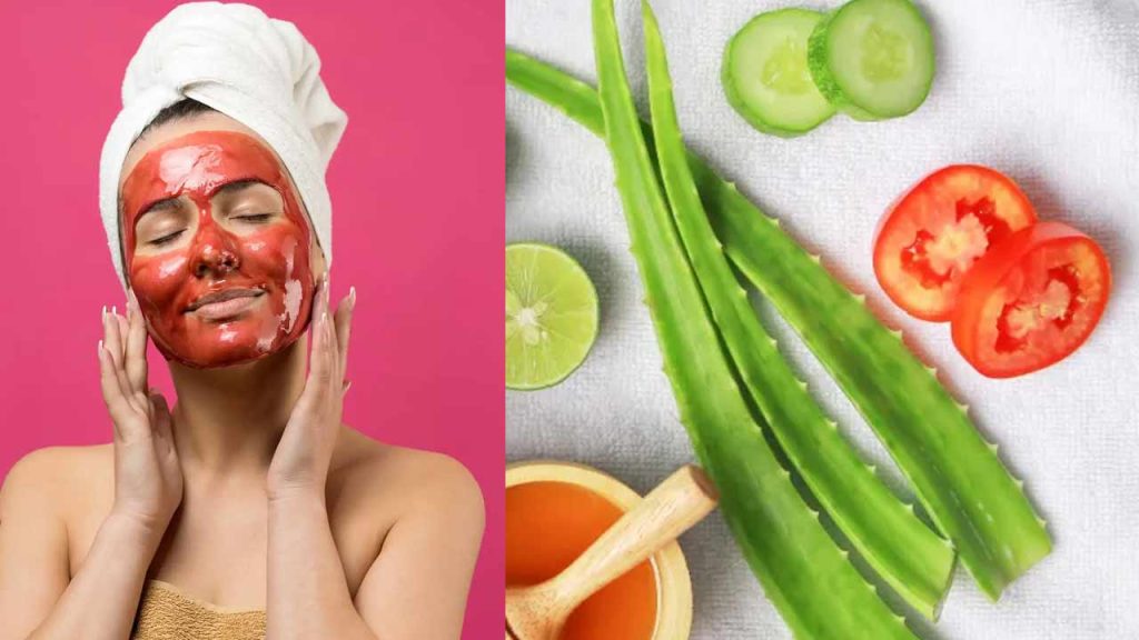 Tomato And Aloe Vera Face Mask Easy Homemade Remedy For Glowing And Clear Skin