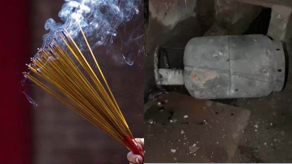 Up Aligarh Cylinder Blast Mosquito Coil Fire Accident Brothers Injured