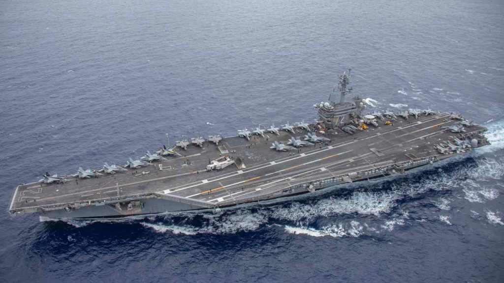 Iran Claims Uss Abraham Lincoln Attack Operation True Promise 4 Missile Strike