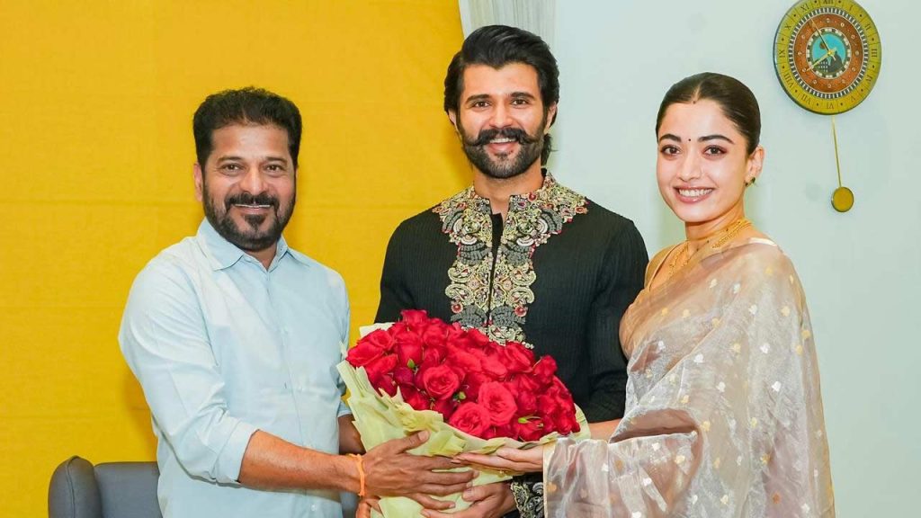Cm Revanth Reddy Blesses Vijay Deverakonda Rashmika Mandanna Wedding