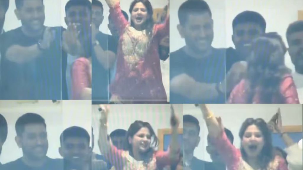 Ms Dhonis Cute Calm Down Reaction To Sakshi Goes Viral During India Vs England Match