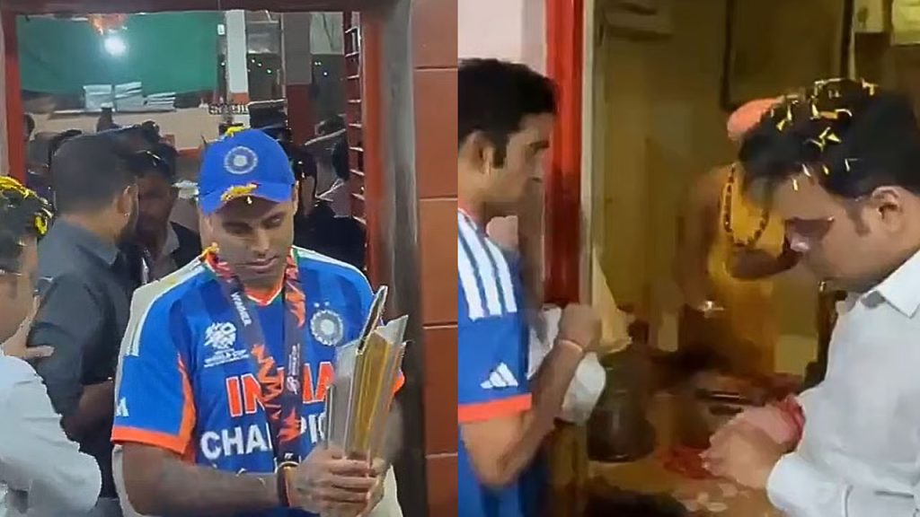 Team India Visits Hanuman Temple After T20 World Cup Win Suryakumar Gambhir