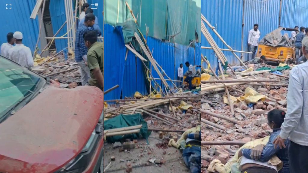 Hyderabad Tolichowki Building Collapse Four Dead Several Injured