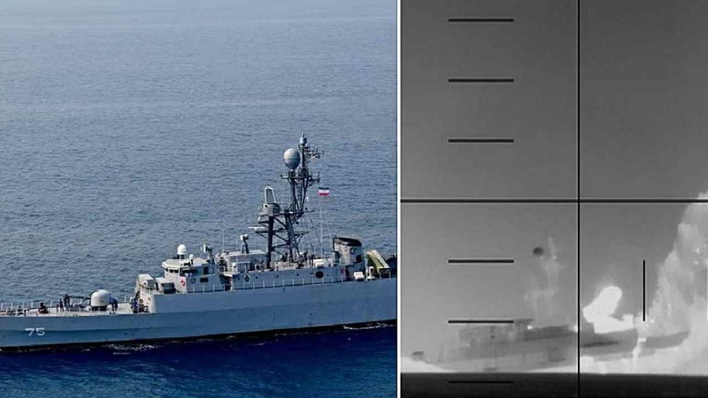 Iran Warship Attack Tragic Angle Commander Stubbornness 87 Dead