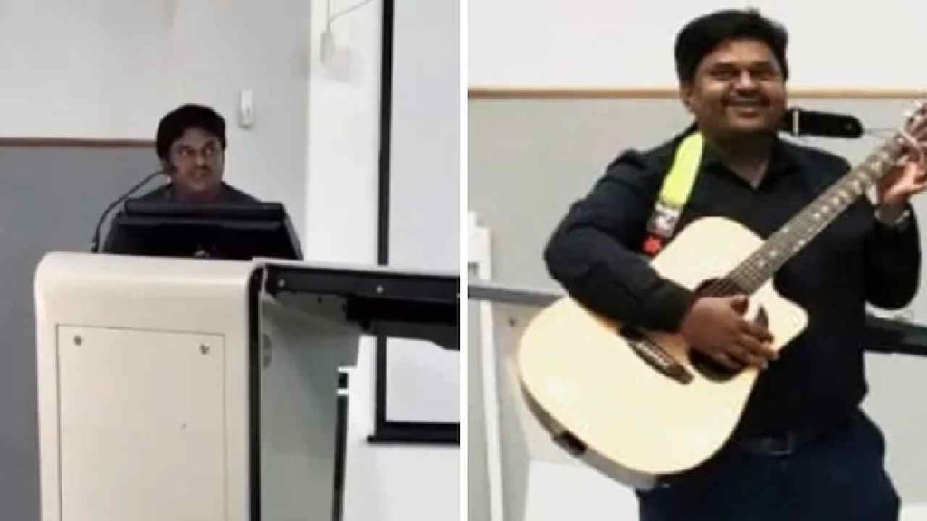 Karnataka Professor Proposes Student Campus Incident Ssmc Tumkur