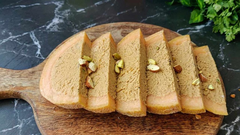 Muskmelon Ice Cream Recipe Without Sugar And Cream