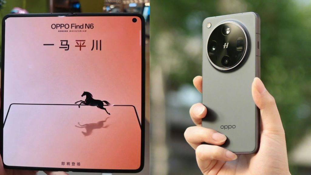 Oppo Find N6 Foldable Phone Launch 8 12 Inch Display Snapdragon 8 Elite Gen 5 200mp Camera