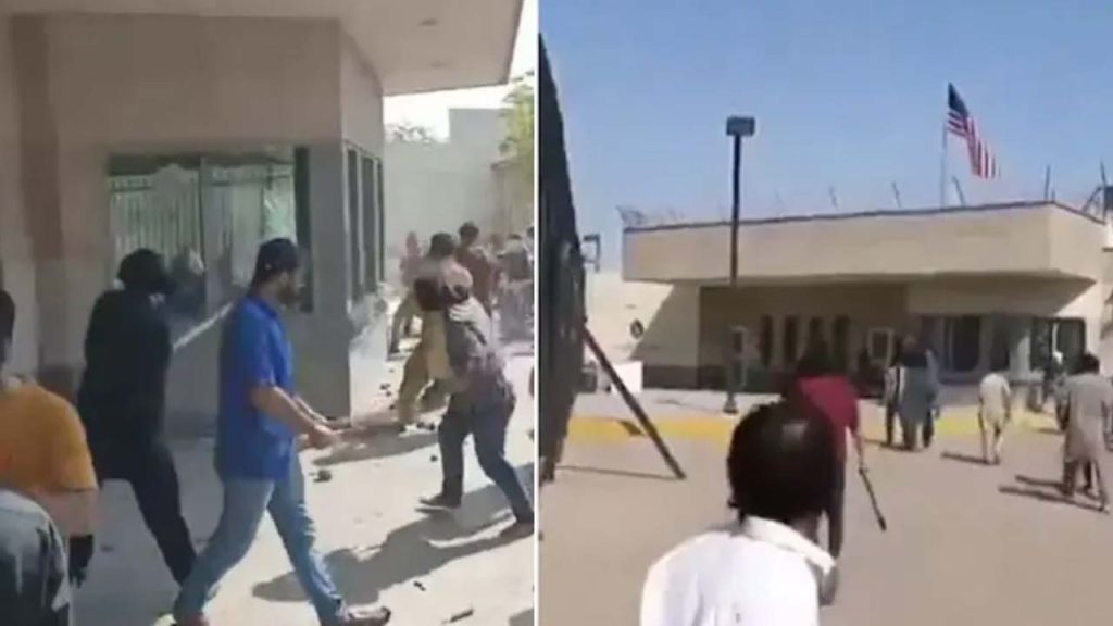 Massive Protest In Karachi After Death Of Irans Supreme Leader Us Consulate Attacked