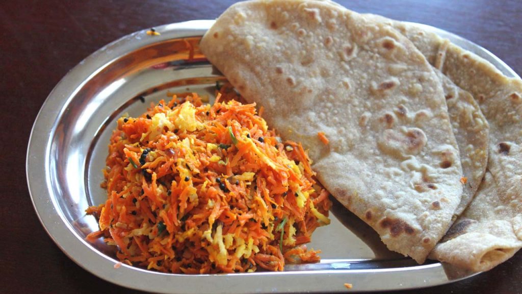 Karnataka Special Carrot Palya Healthy Recipe