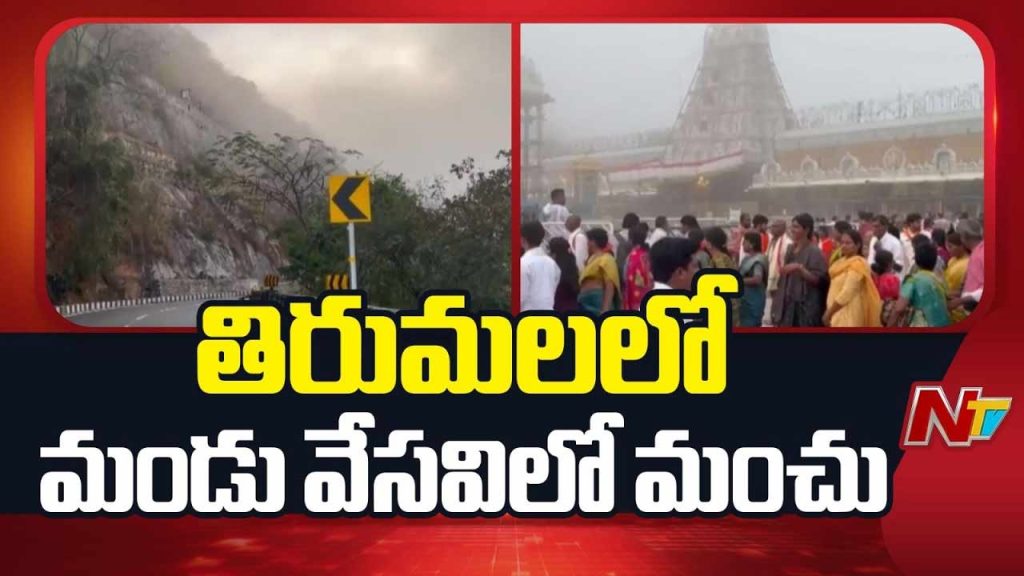 Tirumala Fog Surprises Devotees Summer