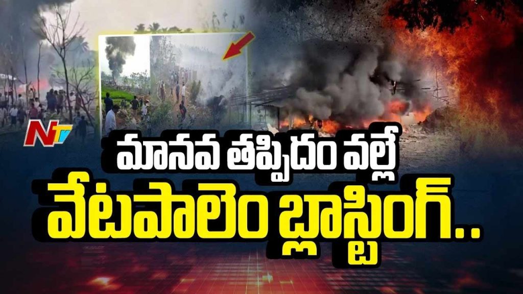 Vetapalem Fireworks Blast Human Error Kakinada
