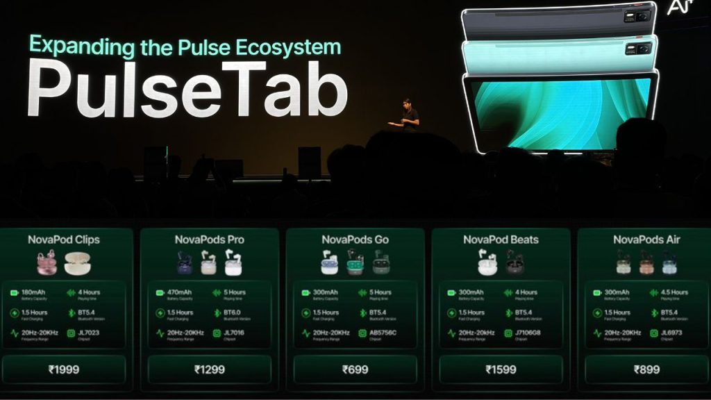 Ai Pulsetab Novapods And Rotatecam Launched Price Features And Specifications Are