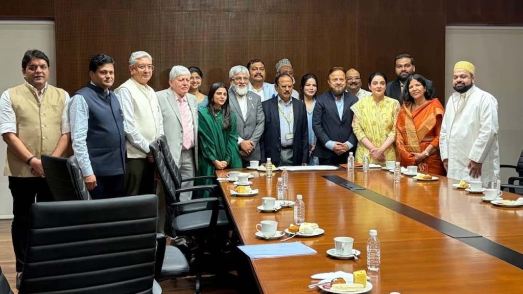 Ajit Doval Meets Muslim Intellectuals India Unity Dialogue Pmo Meeting