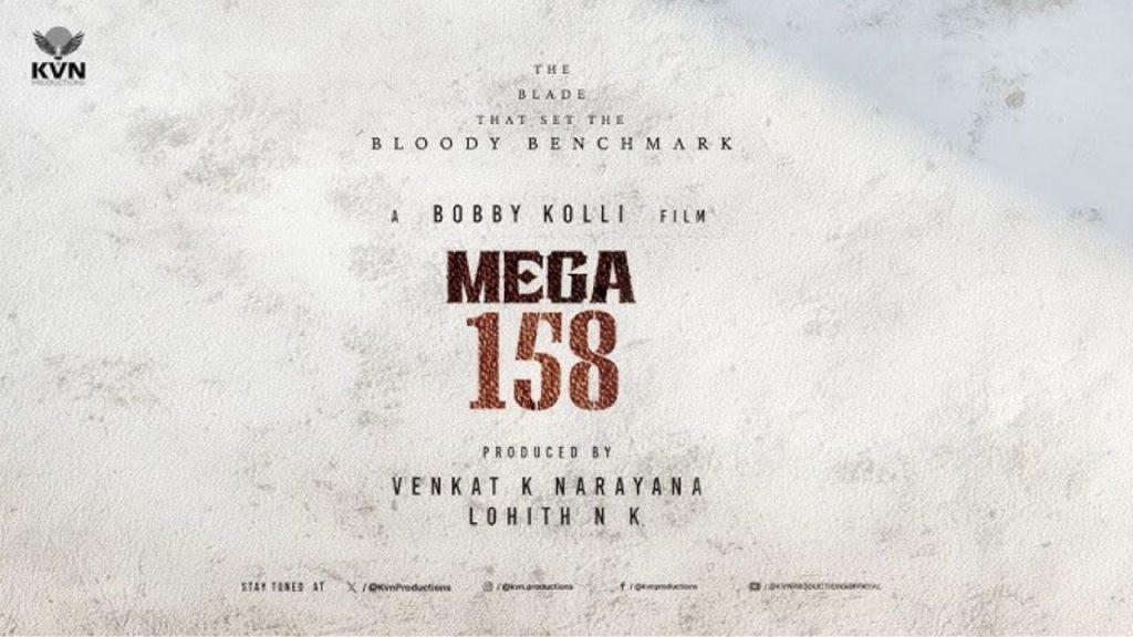 Megastar Chiranjeevi Bobby Mega158 Anil Kapoor Special Role Update